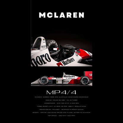 F1 McLaren Mp4 Cockpit - Ultra Max Poster