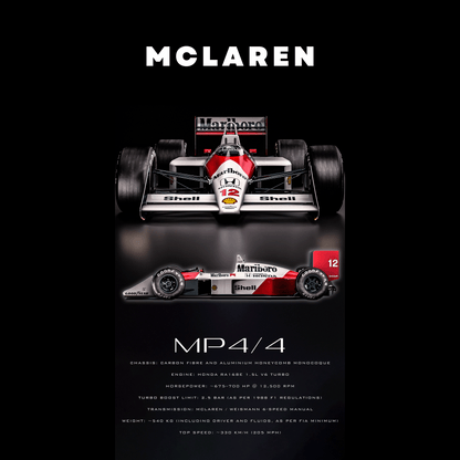 Mclaren Mp4-4 Front - Ultra Max Poster