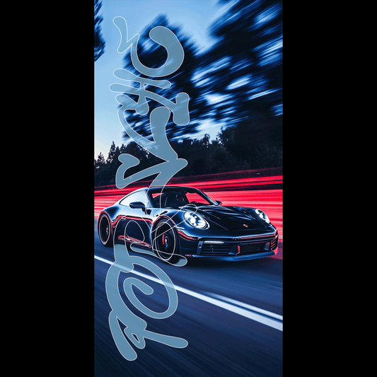 Porsche 911 Black - Ultra Max Poster
