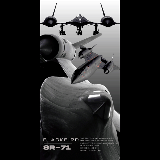 Fighter Jet SR71 Blackbird - Ultra Max Poster