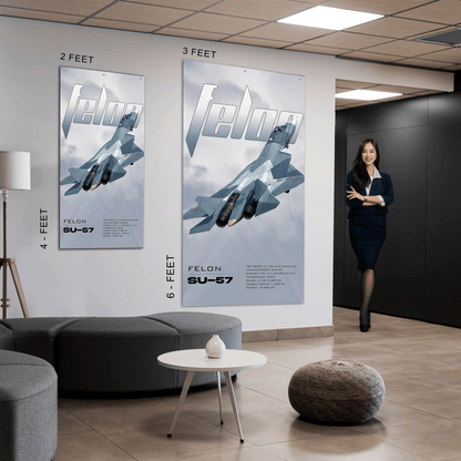 Fighter Jet SU57 Felon - Ultra Max Poster