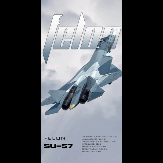 Fighter Jet SU57 Felon - Ultra Max Poster