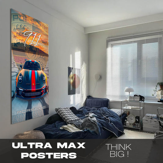 Porsche 911 logo - Ultra Max Poster