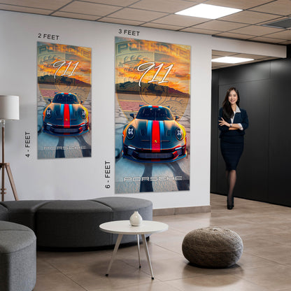 Porsche 911 logo - Ultra Max Poster