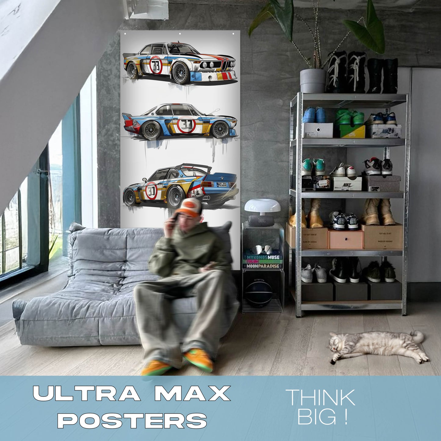 BMW 3.0  Racer- Ultra Max Poster