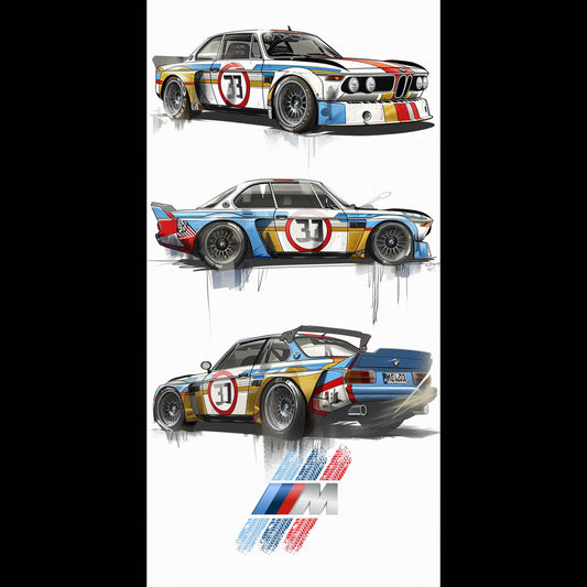 BMW 3.0  Racer- Ultra Max Poster